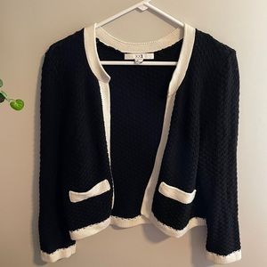 Classic preppy sweater cardigan | size large